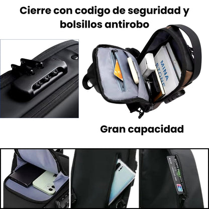 Mochila Antirrobo con USB- SecureBag