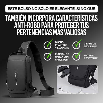 Mochila Antirrobo con USB- SecureBag