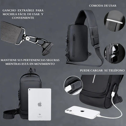 Mochila Antirrobo con USB- SecureBag