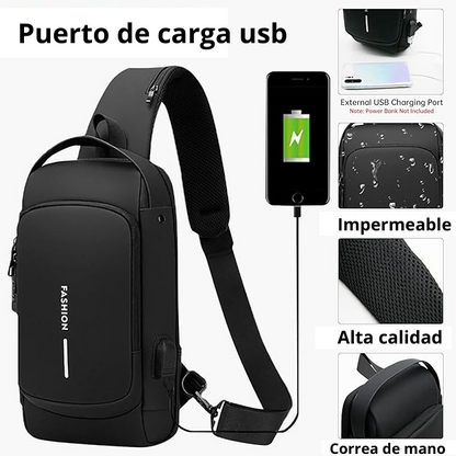 Mochila Antirrobo con USB- SecureBag
